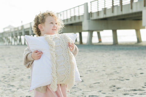 Better Together Pillow: Perfect Quilt + Macrame Combination for Baby’s Nursery