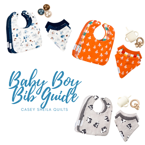 Baby Boy Bib Guide